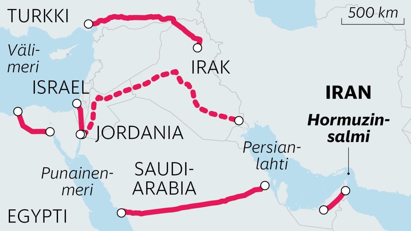 Iranin sota | Hormuzinsalmen voi kiertää, mutta nopeaa ratkaisua ei ole